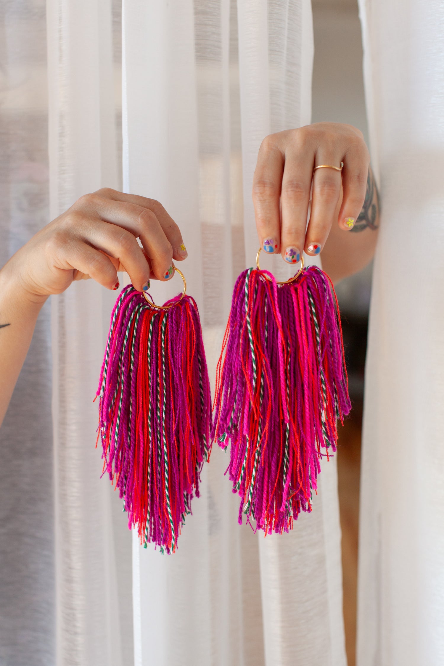 Custom Fringe Hoops