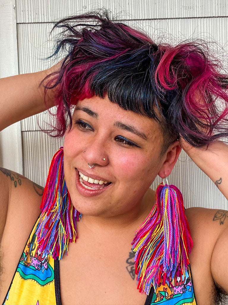 Custom Fringe Hoops