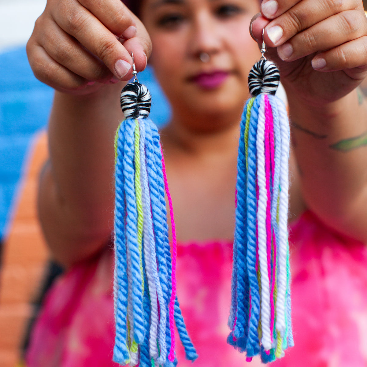 Custom Multi-Color Yarn Tassels