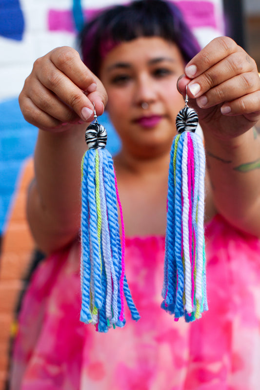 Custom Multi-Color Yarn Tassels