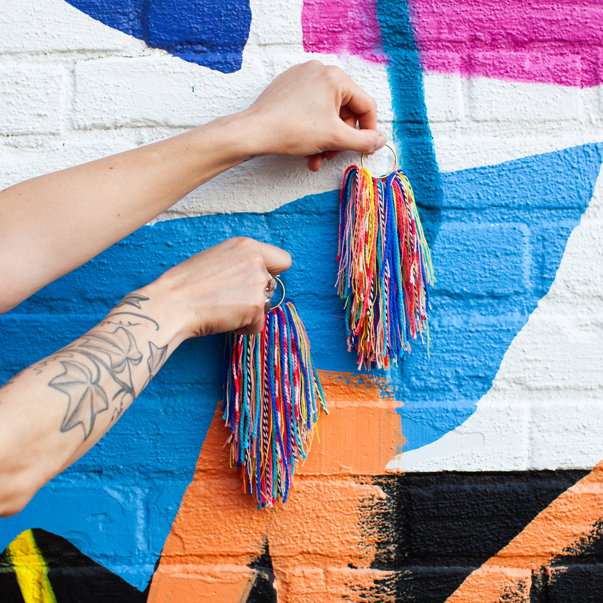 Custom Fringe Hoops