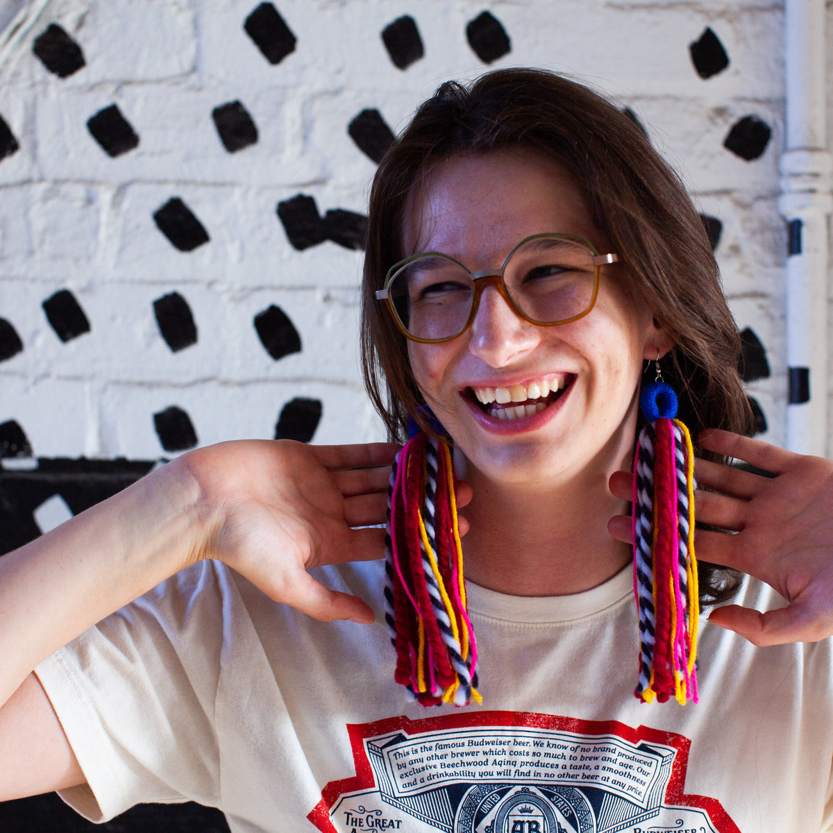 Custom Multi-Color Yarn Tassels