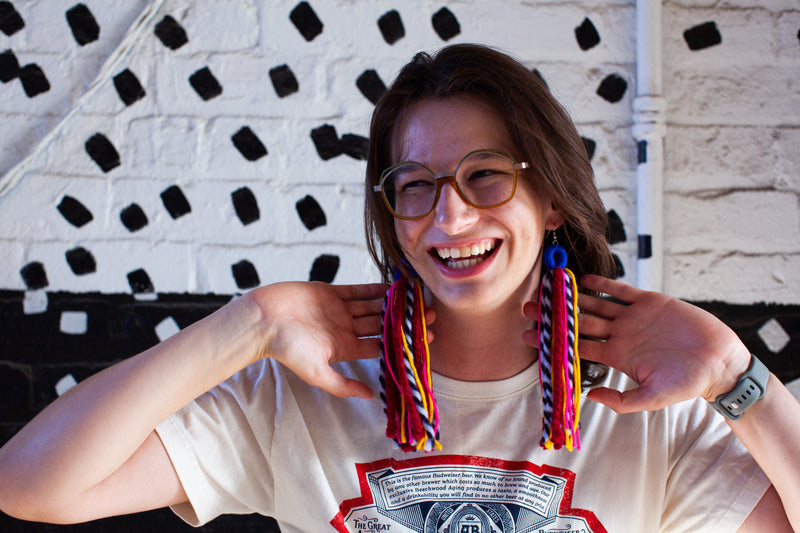Custom Multi-Color Yarn Tassels