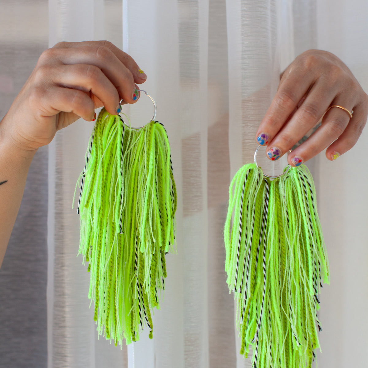 Custom Fringe Hoops