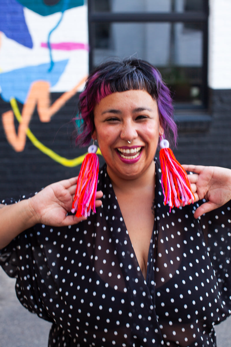 Custom Multi-Color Yarn Tassels