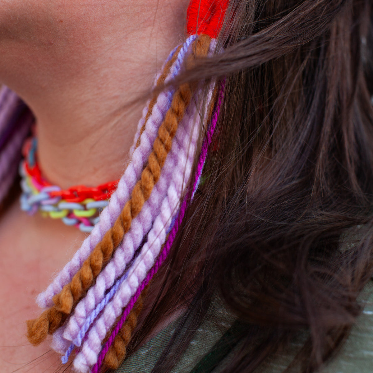 Lilac and Flax Multi-Color Tassels
