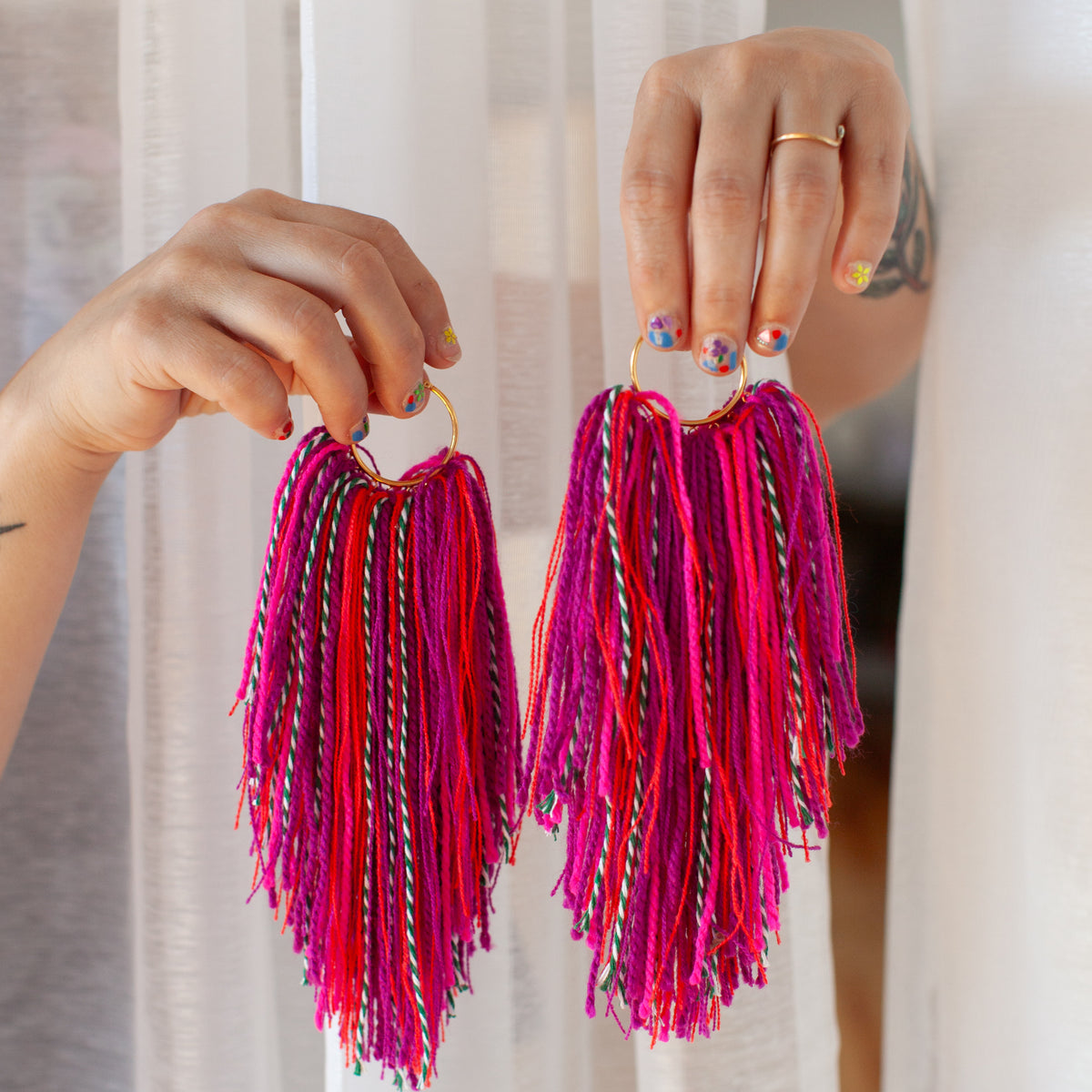Custom Fringe Hoops
