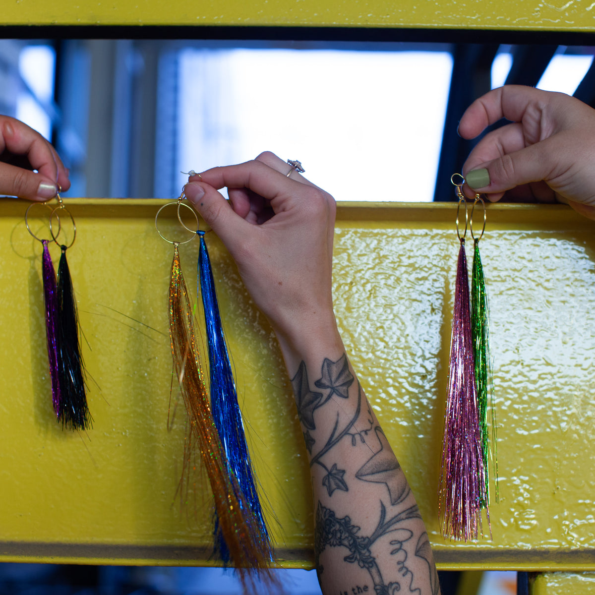 Custom Tinsel Tassels