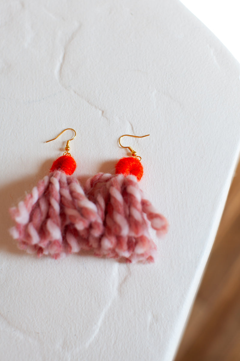 Rocksalt Rose Twist Teeny Tassels