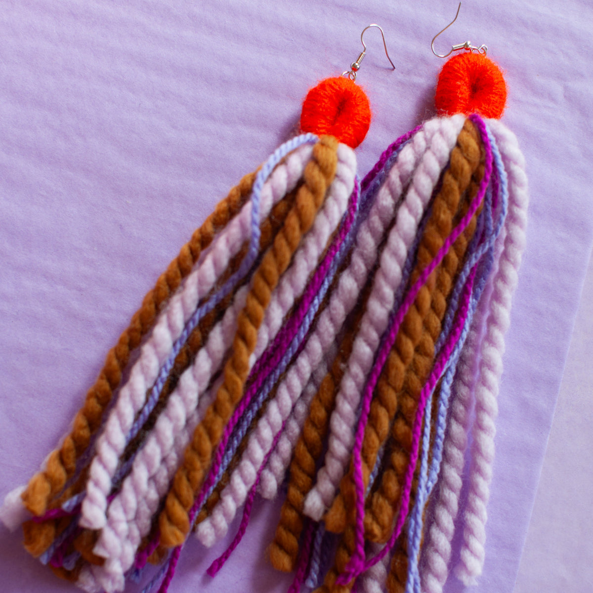 Lilac and Flax Multi-Color Tassels
