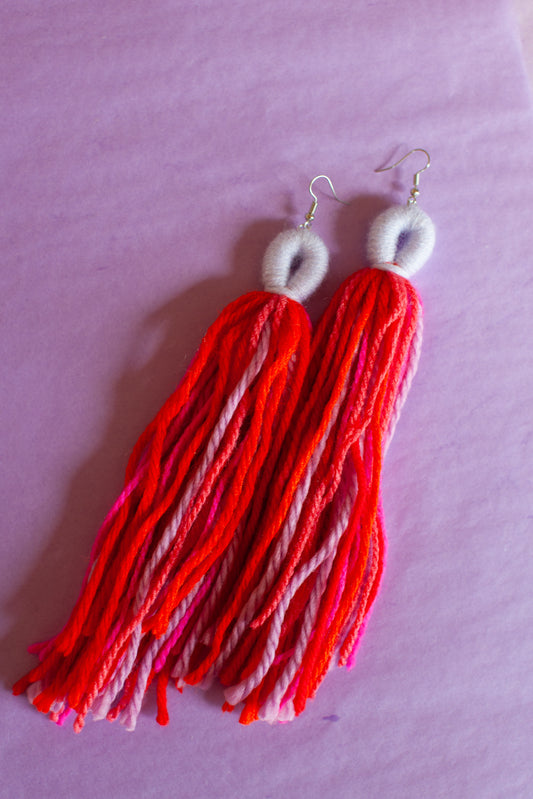 Pink Punch Multi-Color Tassels