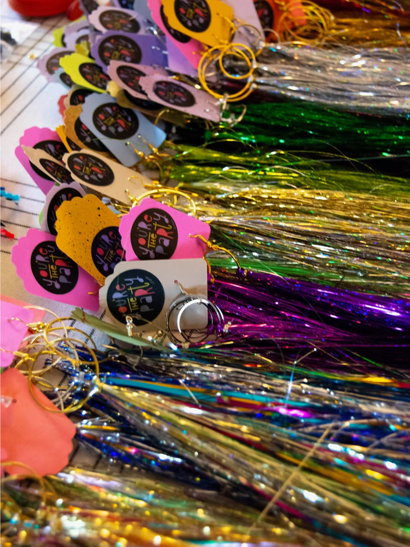 Custom Tinsel Tassels